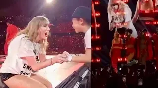 Taste of Taylor Swift: girl gets hug from Taylor Swift during her Live performance in Singapore