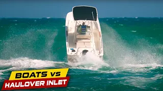 RED TOP LEGEND CRUSHING IT IN THE NEW BOAT! | Boats vs Haulover Inlet