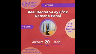 Análisis de Derecho penal del REAL DECRETO-LEY 6/2023, DE 19 DE DICIEMBRE