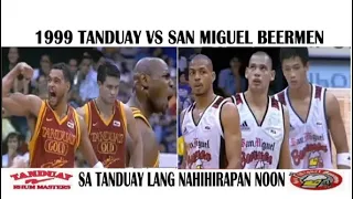 PBA THROWBACK | KAY SONNY ALVARADO AT TANDUAY LANG NAHIHIRAPAN NOONG ANG SMB | 1999 GOVS CUP