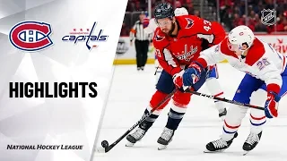 NHL Highlights | Canadiens @ Capitals 11/15/19