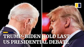 Final US presidential debate for Trump and Biden covers Covid-19, China and ‘thug’ Kim