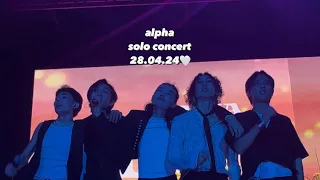 ALPHA solo concert✨|28.04.24| love&peace vlog⭐️