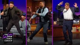 Break Dance Battle w/ Jon Bernthal & Cuba Gooding Jr.