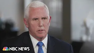 Pence dodges whether he'd pardon Trump, criticizes GOP primary competitors for presuming guilt