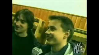 Дискотека Авария. Интервью программе "Клякса". 25.09.1999