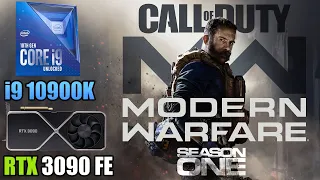 COD: Modern Warfare - RTX 3090 + i9 10900K - 1080p, 1440p & 4K - High & Low Settings - Season 1