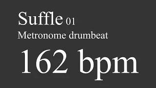 162 bpm suffle drumbeat metronome 01