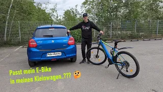 Passt mein Bike in meinen #Kleinwagen ? #auto #ebike  #pedelec #fahrrad #transport #suzukiswift