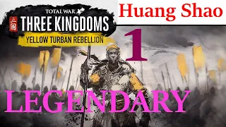 Total war: Three kingdoms: Yellow turbans Huang Shao - legendary- records gameplay no commentary #1