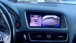 10 25inch Android Car Monitor for Audi Q5 include 360 degree bird view camera system