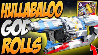 HULLABALOO IS MUST HAVE (PvE God Roll) | Destiny 2 Guardian Games