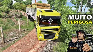 ESSA DESCIDA FOI PERIGOSA DEMAIS - Vida de Caminhoneiro #166 - Euro Truck Simulator 2