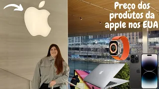 Como é a Loja da apple em Chicago - EUA?| valor dos iPhones| MacBook e muito mas..