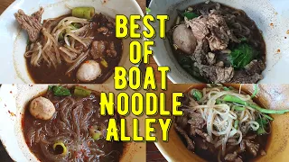 Best of Boat Noodles on Boat Noodle Alley - Street Food Scene of Bangkok Episode 3