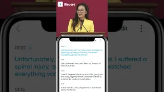 Check out latest transcription of "Michelle Yeoh addresses the Harvard Law School Class of 2023"