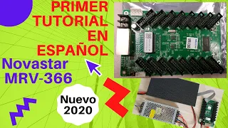 Novastar MRV-366 | Como configurar tu panel led | NovaLCT | Novastar led Software