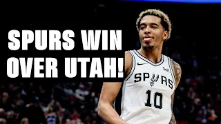 San Antonio Spurs WIN vs Utah Jazz | 3.27.2024