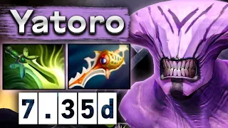 Яторо на Войде, рапира и ремпейдж! - Yatoro Faceless Void 7.35 DOTA 2