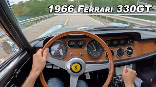 1966 Ferrari 330GT 2+2 Series II - Classic V12 Grand Touring (POV Binaural Audio)