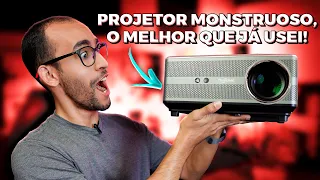 O MELHOR PROJETOR QUE JÁ USEI. IMAGEM ABSURDA, RODA TUDO E TEM ESTOQUE NO BR! Thundeal TD98 - Review