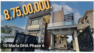 10 Marla ( HUGE GORGEOUS )  Ultra Luxury Modern Designer Basement House For Sale DHA Lahore