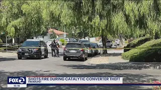 Man confronts catalytic converter thieves in Fremont, gets shot at