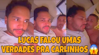 ✅ LUCAS GUIMARÃES FEZ UM DESABAFO PRA CARLINHOS MAIA E ELE NÃO GOSTOU 😱😱