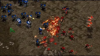 Larva! 🇰🇷 (Z) vs Light! 🇰🇷 (T) on Heartbreak Ridge - StarCraft - Brood War