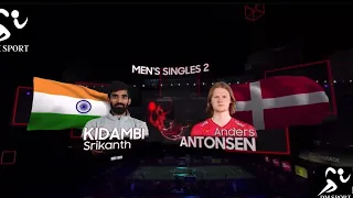 Thomas Cup 2022 SF | India Kidambi Srikanth vs Denmark Anders Antonsen