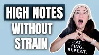 HOW TO SING HIGH NOTES WITHOUT STRAINING
