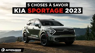 5 Choses À Savoir – Kia Sportage 2023