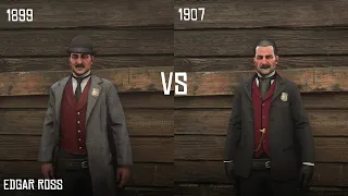 RDR2 How the characters changed from 1899 to 1907 part 3