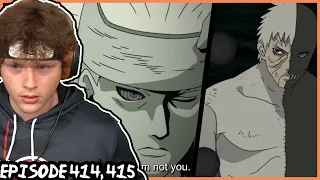 OBITO BETRAYS MADARA?! Naruto Shippuden REACTION: Episode 414, 415