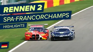 Spannung pur im Sonntags-Rennen - Rast im Pech | Highlights DTM Race 2 - Spa-Francorchamps |DTM 2022