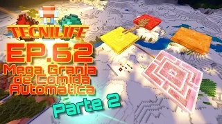 ⛏️TecniLife🔧 EP.62 "Mega Granja de Comida Automática" Survival Técnico Minecraft Bedrock 1.16.40