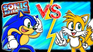 Sonic VS Tails! - Sonic & Tails Play TAILS' STORY! (Sonic Adventure)