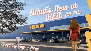 IKEA Fall 2022: Shop with me Vlog + Haul, What's New, Interior design & Furniture Inspiration 🍂🍁🎃
