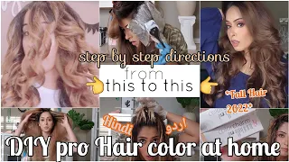 How to dye Hair using Foil Technique|DIY|glowbysana