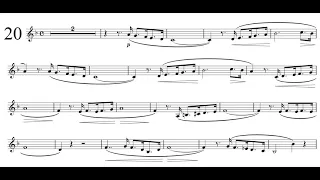Concone 50 No.20 - Solo Alto Clarinet