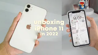 📱 iphone 11 unboxing in 2022 — camera test, android & comparison