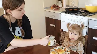 Готовим пирожки с картофелем 🤗 Жизнь многодетной семьи