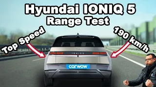 IONIQ 5 🔋 Wie schnell stirbt der Akku ?  Range Test - Top Speed 190 km/h ? - Autobahn - Reichweite