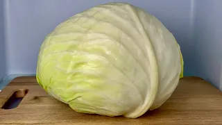 Freeze cabbage, you'll be amazed ❗ Why didn't I know this cabbage recipe yet?