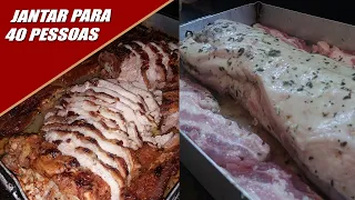 COMIDA PARA 40 PESSOAS    RECEITAS DA ROSA