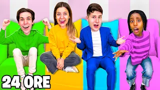 L'ULTIMO CHE SCENDE DAL DIVANO NEL TUO COLORE VINCE CHALLENGE CON I NOSTRI AMICI!🛋