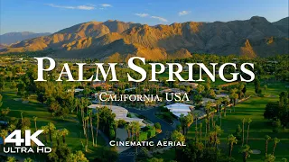PALM SPRINGS 2023 🇺🇸 Drone Aerial 4K California | USA United States of America