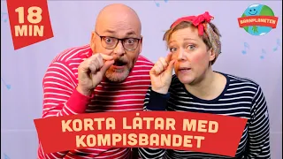 Korta låtar med Kompisbandet - 16 klassiker på 18 minuter