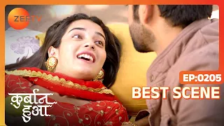 Qurbaan Hua - Best scene - Ep  - 205 - Rajveer Singh, Pratibha Ranta - Zee TV