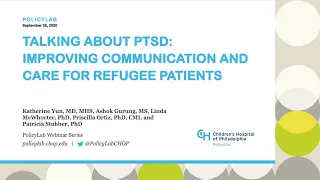 Talking About PTSD: Improving Communication and Care for Refugee Patients